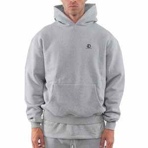 Sweats à capuche personnalisés pour hommes 100% coton lourd luxe qualité bouffée impression surdimensionné Streetwear pulls à capuche pour hommes - Product Image 4