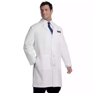 Gran oferta, uniformes de laboratorio de Hospital médico Unisex de la mejor calidad, bata de médico, bata de laboratorio blanca de enfermera con Material de alta calidad - Product Image 3