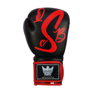 Venta al por mayor de guantes de boxeo de cuero PU logotipos personalizados profesionales 12oz 14oz para boxeo Muay Thai - Product Image 2