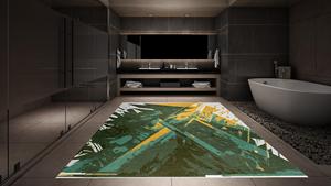 Alfombra Persa de Lana Anudada a Mano con Patrón Abstracto, Antideslizante, Ecológica, de 12 mm de Grosor para Salas de Estar, Hoteles y Espacios Comerciales - Product Image 3