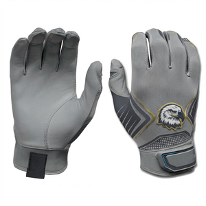 Guantes de Bateo de Béisbol Resistentes con Diseño Personalizado y Logotipo Propio, Precio al por Mayor, MOQ Bajo, Malla Elástica Cuádruple con Ventilación, Guantes de Bateo de Softbol - Product Image 5