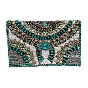 Pochette de soirée perlée papillon faite à la main Vintage sac à main à paillettes sac à main de fête de mariage pour les femmes avec quantité minimale de commande basse - Product Image 4