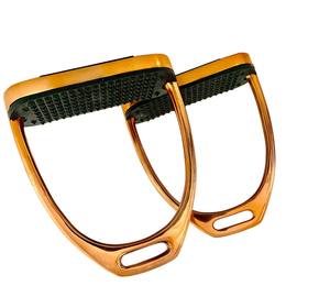 Recién llegado, estribos de caballo de salto inglés, junta flexible de acero inoxidable, ligero, fabricante de fábrica OEM - Product Image 4