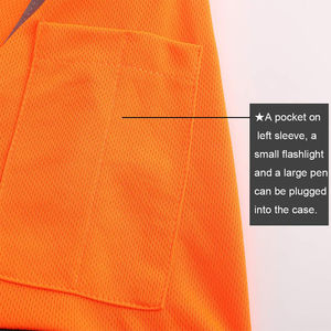 Camisetas Polo de Alta Visibilidad de Nuevo Diseño para Adultos, Cuello Camisero, Manga Corta, Ropa de Trabajo, Camisetas Polo de Seguridad Vial en Venta con Logotipo - Product Image 4