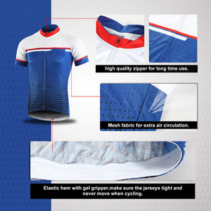 Vente en gros de maillot de cyclisme de course de haute qualité pour adultes vêtements de sport extensibles respirants maillot de descente de VTT coupe-vent - Product Image 4