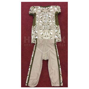 Último diseño manga corta uniforme de fútbol americano transpirable nuevo estilo a granel precio al por mayor - Product Image 3