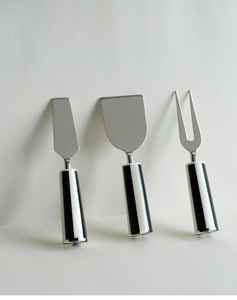 Juego de cubiertos de metal y robo con mango de hueso y cuchillos de queso, cubiertos de acero inoxidable, tenedor, cubiertos, juego de cubiertos hechos a mano - Product Image 5