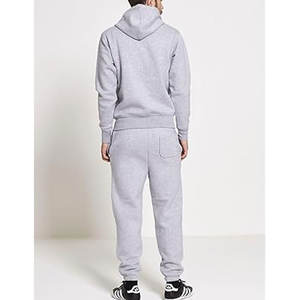 Survêtement de sport à fermeture éclair complète pour hommes, survêtement de jogging deux pièces à capuche, survêtement de sport pour l'hiver, tenues 2 pièces - Product Image 2