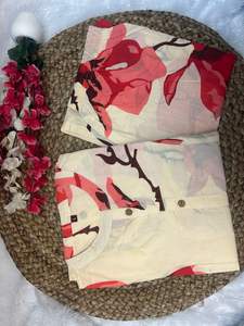 Beau coton avec ensemble de co-commande d'impression Fabricant et fournisseur de l'Inde au taux le plus bas - Product Image 4