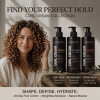 Crème Coiffante Anti-Frisottis Définition des Boucles Lotion Sculptante pour Ondulations Hydratation Intense Fixation Longue Durée Crème Capillaire Fournisseur Usine