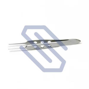 Pinzas Bishop de 3.5 Pulgadas, Instrumentos Quirúrgicos Oftálmicos de Acero Inoxidable con Certificación CE, Juego de Instrumentos de Base Recta - Product Image 1