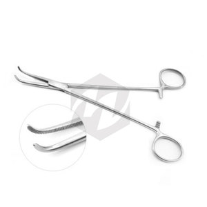Pinces chirurgicales manuelles Gemini Mixter en acier inoxydable pour l'étranglement hémostatique des vaisseaux, à pointe angulaire, instruments médicaux délicats - Product Image 2
