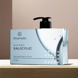 Jabón exfoliante de ácido salicílico para eliminación de acné antibacteriano natural para baño corporal facial desechable portátil sólido aceitoso - Product Image 5