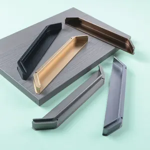 LM modern minimalistischer versteckter Griff verdeckter Schubladen-Schrank-Türgriff eingebetteter Kleiderschrank-Griff