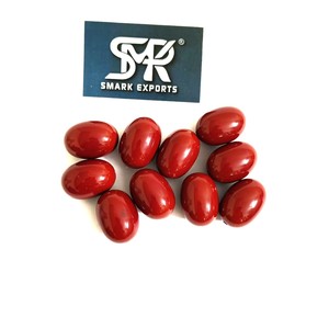 Perles en résine ovales de haute qualité, écologiques, couleur Bourgogne, pour la fabrication de bijoux, accessoires de bricolage, bracelets, colliers, créatifs - Product Image 5