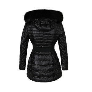 Blouson matelassé unisexe personnalisé pour hommes et femmes grandes tailles, style respirant à col rabattu avec fonction coupe-vent pour la saison hivernale - Product Image 3