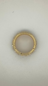 แหวนเพชรเลี้ยงในห้องปฏิบัติการจากโรงงาน Vvs ทรงสตาร์คัท ทองคำ 10k สีเหลือง เครื่องประดับชั้นดี แหวนระยิบระยับ ผ่านการทดสอบเพชร - Product Image 2