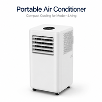 Climatiseur portable compact 5000 BTU avec télécommande, réfrigérant R290, classe A en termes d'efficacité énergétique, pour la maison