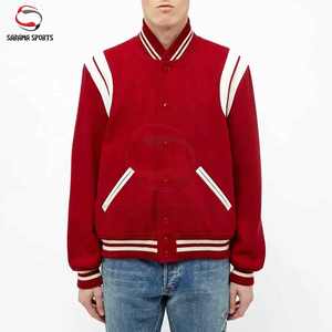 Chaqueta Varsity Personalizada 2026 para Hombre, Cuello Alto, Diseño de Invierno con Decoración Estampada - Product Image 1