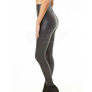 Nouveau design, legging en cuir pour femme de haute qualité, legging en cuir pour femme à séchage rapide, legging en cuir pour femme respirant - Product Image 3