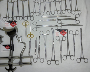 Instruments chirurgicaux manuels en acier inoxydable médical, ensemble d'instruments de chirurgie générale de base, outils de chirurgie plastique, gynécologie - Product Image 6