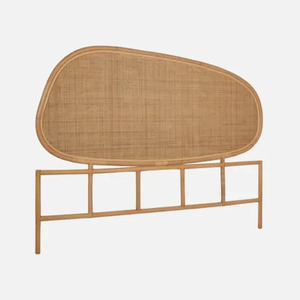 Handwicker nouveau Design panneau de perles en rotin naturel pour lits décoration de chambre bohème en forme de graine en gros du Vietnam - Product Image 1