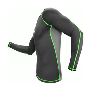 Diseño de grappling con logotipo privado personalizado BJJ Jiu Jitsu Kimono MMA Rash Guard Ropa de artes marciales mixtas Manga completa Característica elástica - Product Image 4