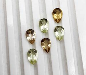 ลูกแพร์เบริลสีเหลืองตามธรรมชาติขนาด5*7-6*8มม. สำหรับการทำเครื่องประดับได้รับการรับรองจาก IGI - Product Image 5