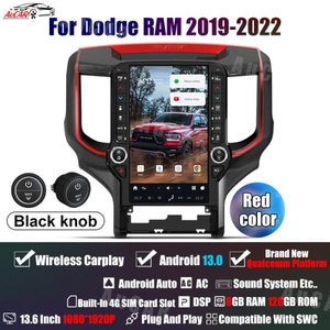 Aucar Tesla Màn Hình 13.6 "Android 13 Xe <span class=keywords><strong>Video</strong></span> DVD <span class=keywords><strong>Player</strong></span> Cho Dodge Ram 2019-2022 Xe Đài Phát Thanh Tự Động Stereo Đầu Đơn Vị GPS Navigation - Product Image 3