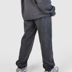 Survêtement vintage pour femmes personnalisé, survêtements en coton vierge, jogging délavé à l'acide, ensembles de sweats à capuche courts pour femmes - Product Image 6