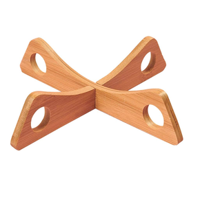 Eco-friendly Natural <b>Wood</b> <b>Trivet</b> Mats Wooden Pad for Kitchen Use in Home Hotels Restaurants - Product Image 4