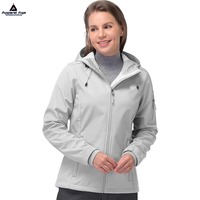 Veste d'hiver Softshell imperméable pour femmes de haute qualité pour la randonnée en plein air Camping coupe-vent avec Logo personnalisé teint taille 5XL