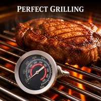 Thermomètre de cuisson analogique robuste pour fumoir offset, remplacement pour les grils Pit Boss, Traeger, Masterbuilt, accessoires de barbecue