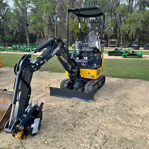 Vente en gros de mini-pelles d'occasion et neuves Johnn Deere Fournisseurs de mini-pelles sur chenilles John Deeres 17 P avec pouce Prix bas - Product Image 4