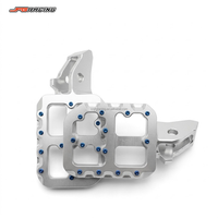 Repose-pieds en alliage d'aluminium CNC avec logo personnalisé, prêts à être expédiés, pour Sur Ron Ultra Bee, améliorations pour moto électrique tout-terrain