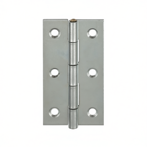 VORMANN Blue Zinc-Plated <b>Rolled</b> Steel Narrow Hinge 50mm Height 31mm Width 1.2mm Thickness 20-Piece Packaging Cabinet Organizers - Product Image 3