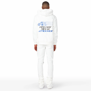 Nouvelle Collection 2025 – Survêtements d'hiver imprimés pour hommes, manches longues, logo personnalisé, streetwear, couleur unie, coupe évasée, 100 % coton respirant - Product Image 2