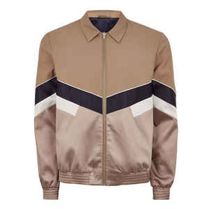 Custom <b>Nylon</b> Tracksuit for <b>Men</b> Windbreaker <b>Joggers</b> with Contrast Color Plus Size for Spring Training - Product Image 1