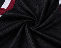 Jersey Sepak Bola Amerika Pria Bahan Mesh V-Neck Bernapas Cetak Nama Tim Regular Fit Dewasa Remaja Pakaian Olahraga Harga Grosir