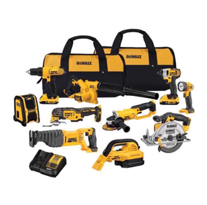 NUEVO Kit Combinado de Herramientas DeWalt OEM para Uso Industrial/DIY, Juego de 10 Piezas con Mango de Plástico, Herramientas Eléctricas de 18V 20V XRP, Taladros - Product Image 1