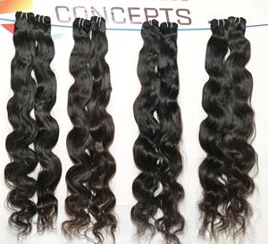 En gros 100% Bundles Bodywave Non Transformés Naturel Temple Profond Indien Vierge Extensions de Cheveux Humains Nouveau Style Vague Naturelle - Product Image 5