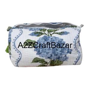 Magnifiques trousses de toilette en coton biologique 100 %, pochettes de maquillage écologiques, sacs à fermeture éclair tendance, logo personnalisé, articles en gros - Product Image 5