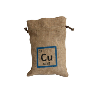 กระเป๋าโท้ทพับได้มีเชือกผูกปากถุงของขวัญลายตัวอักษรปอกระเจาธรรมชาติคุณภาพสูงสำหรับงานเทศกาล - Product Image 1