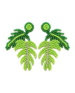 Pendientes de Lujo Hechos a Mano con Diseño de Piña, Elegantes y con Cuentas, Diseño Colgante con Bordado - Product Image 6