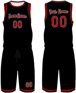 Fait sur mesure uniforme de basket-ball de haute qualité respirant grande taille avec logo personnalisé - Product Image 5