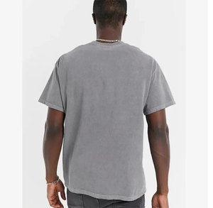 Sigh uality-camisetas de algodón con hombros caídos, camisetas lisas de algodón con estampado de logotipo personalizado - Product Image 6