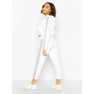 Nouveau haute qualité filles chaudes Streetwear fermeture éclair sweat femmes poids lourd décontracté surdimensionné imprimé recadrée sweat à capuche pour femme - Product Image 2