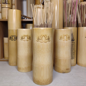 BAMBOO <b>INCENSE</b> HOLDER <b>BOX</b> / NATURAL ELEGANCE for YOUR HOME / MADE in VIETNAM - Product Image 6