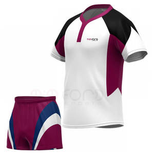 Uniforme de rugby Concevez votre propre uniforme de rugby demi manches uniforme de rugby vente chaude confortable - Product Image 1