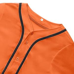 Camiseta de béisbol sublimada personalizada, nuevo estilo, alta calidad, secado rápido, duradero, uniforme de béisbol con botones - Product Image 4